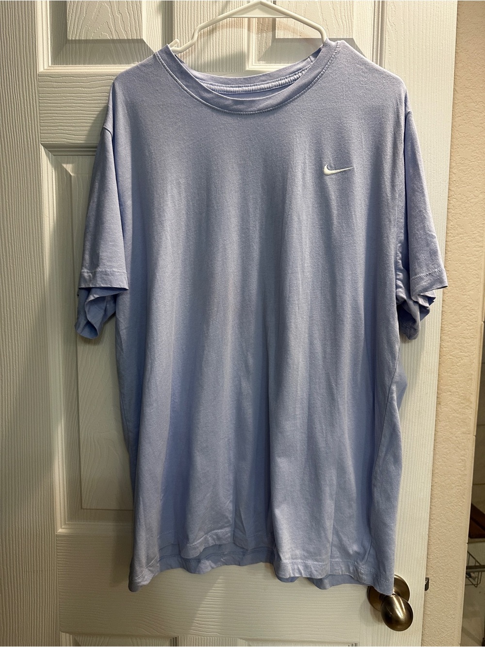 Nike Light Blue Men's Short Sleeve Crew Tee